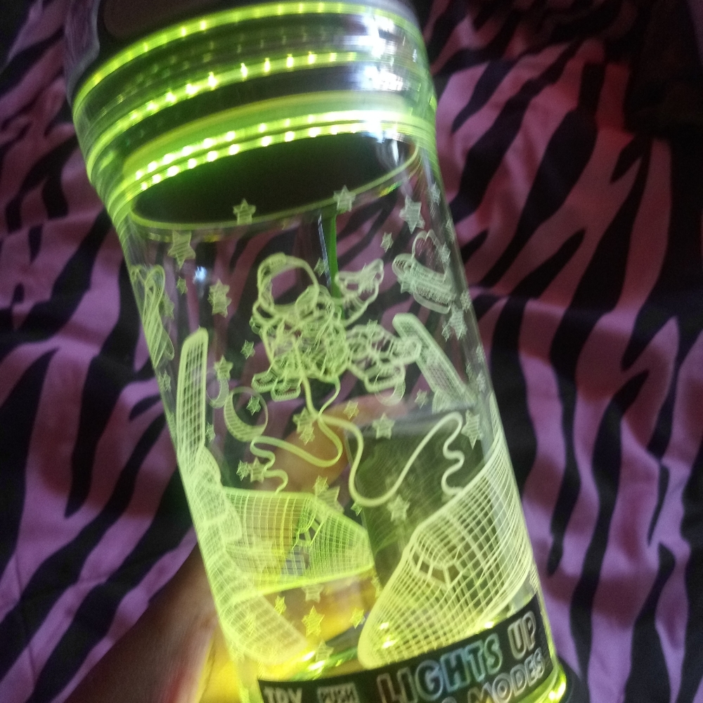 Light up water bottle